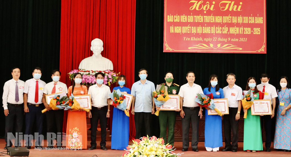 Hội thi báo cáo viên giỏi huyện Yên Khánh năm 2021