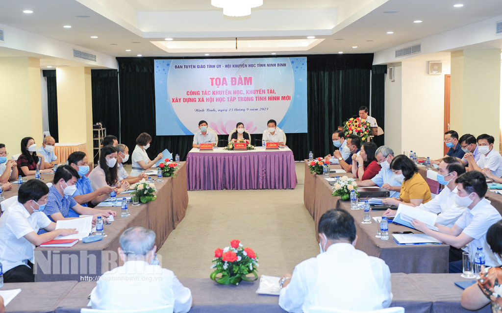 [Video] Tọa đàm công tác khuyến học, khuyến tài, xây dựng xã hội học tập trong tình hình mới