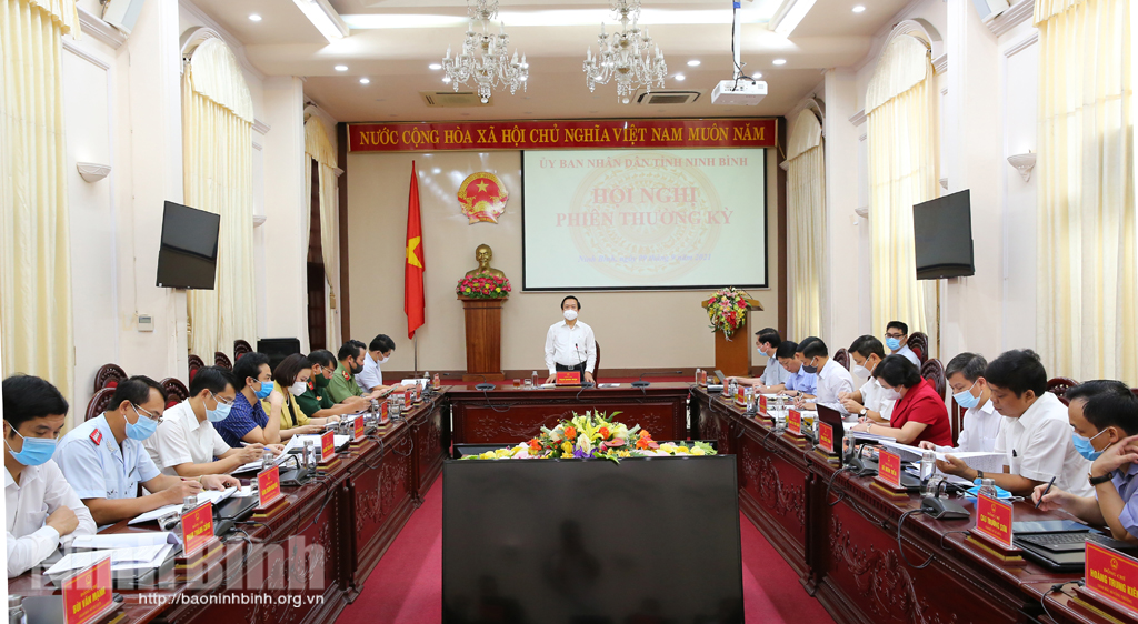 Hội nghị giao ban UBND tỉnh phiên thường kỳ tháng 9