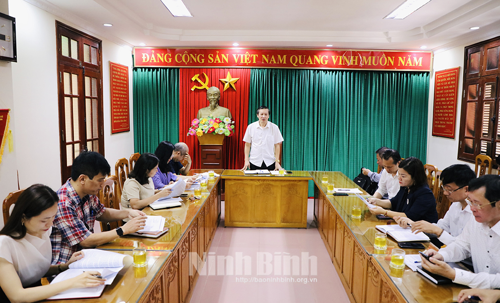 Giao ban công tác báo chí, tuyên truyền tháng 10