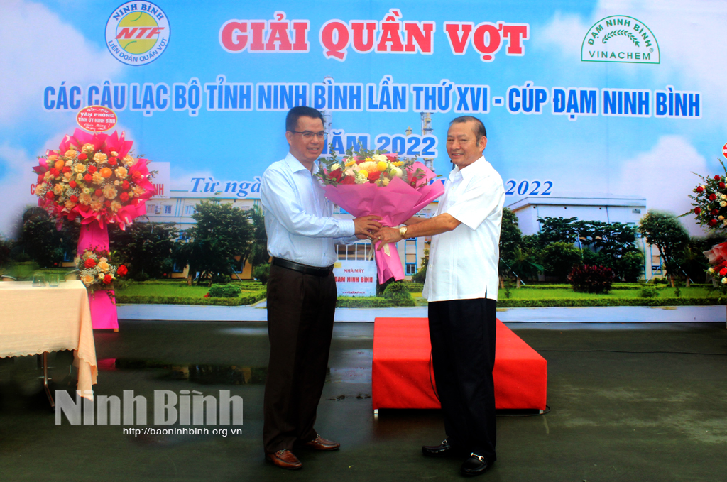 Khai mạc Giải quần vợt truyền thống các câu lạc bộ tỉnh năm 2022 - Cúp Đạm Ninh Bình