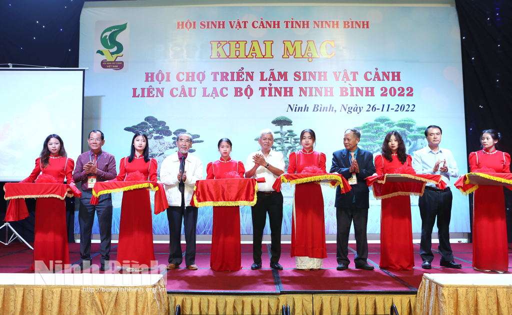 Khai mạc Hội chợ triển lãm sinh vật cảnh liên câu lạc bộ tỉnh Ninh Bình 2022