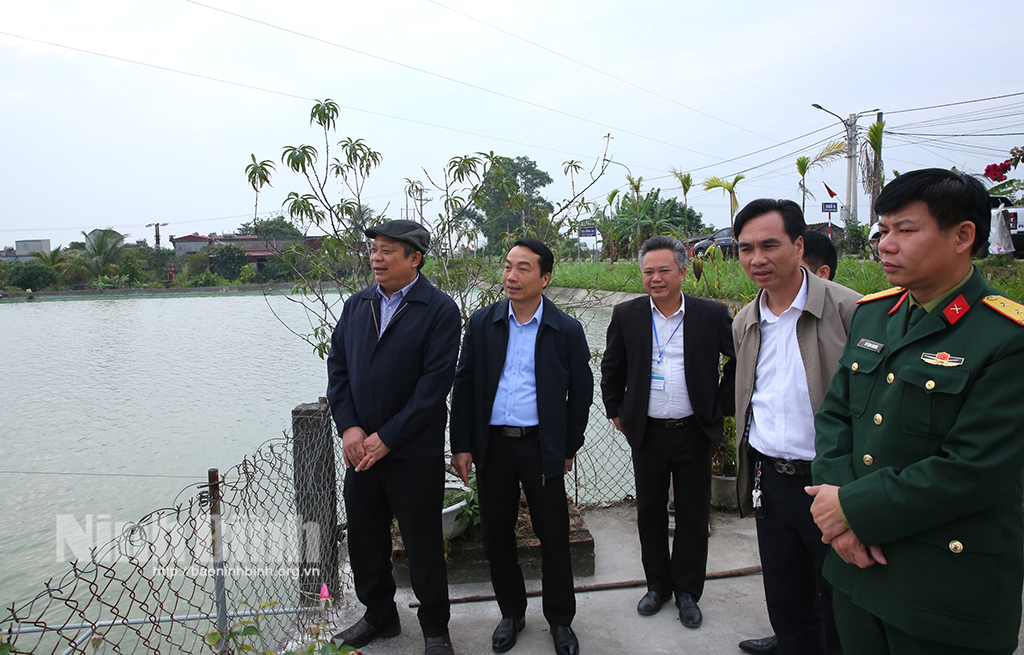 Thẩm định hồ sơ và mức độ đạt chuẩn các xã NTM nâng cao, kiểu mẫu tại huyện Nho Quan và Gia Viễn