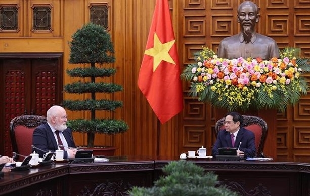 Prime Minister hosts EC Executive Vice President