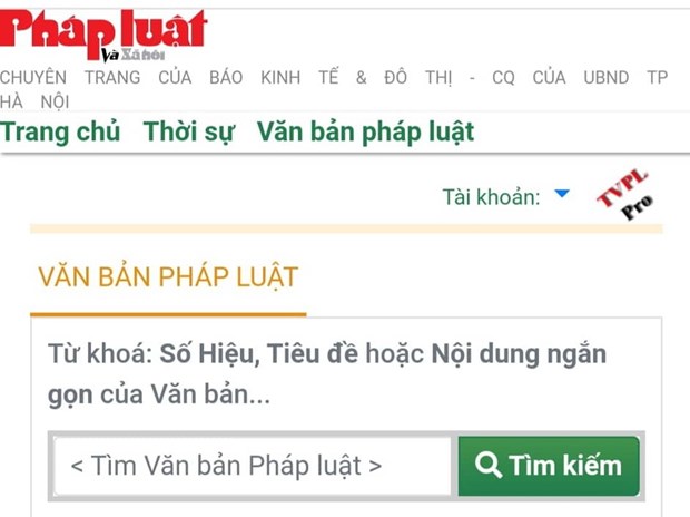 Thêm cách để dễ dàng tra cứu hơn 380.000 văn bản pháp luật