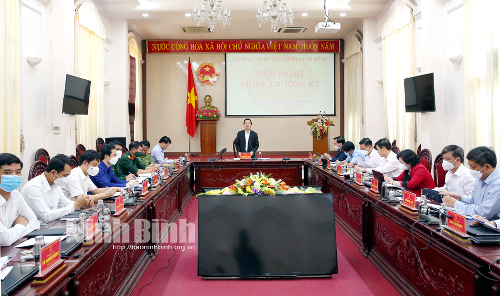 UBND tỉnh tổ chức hội nghị phiên thường kỳ quý I
