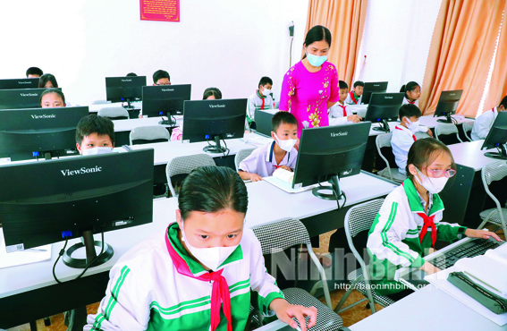 Kim Sơn quan tâm đầu tư xây dựng cơ sở vật chất, trang thiết bị cho giáo dục