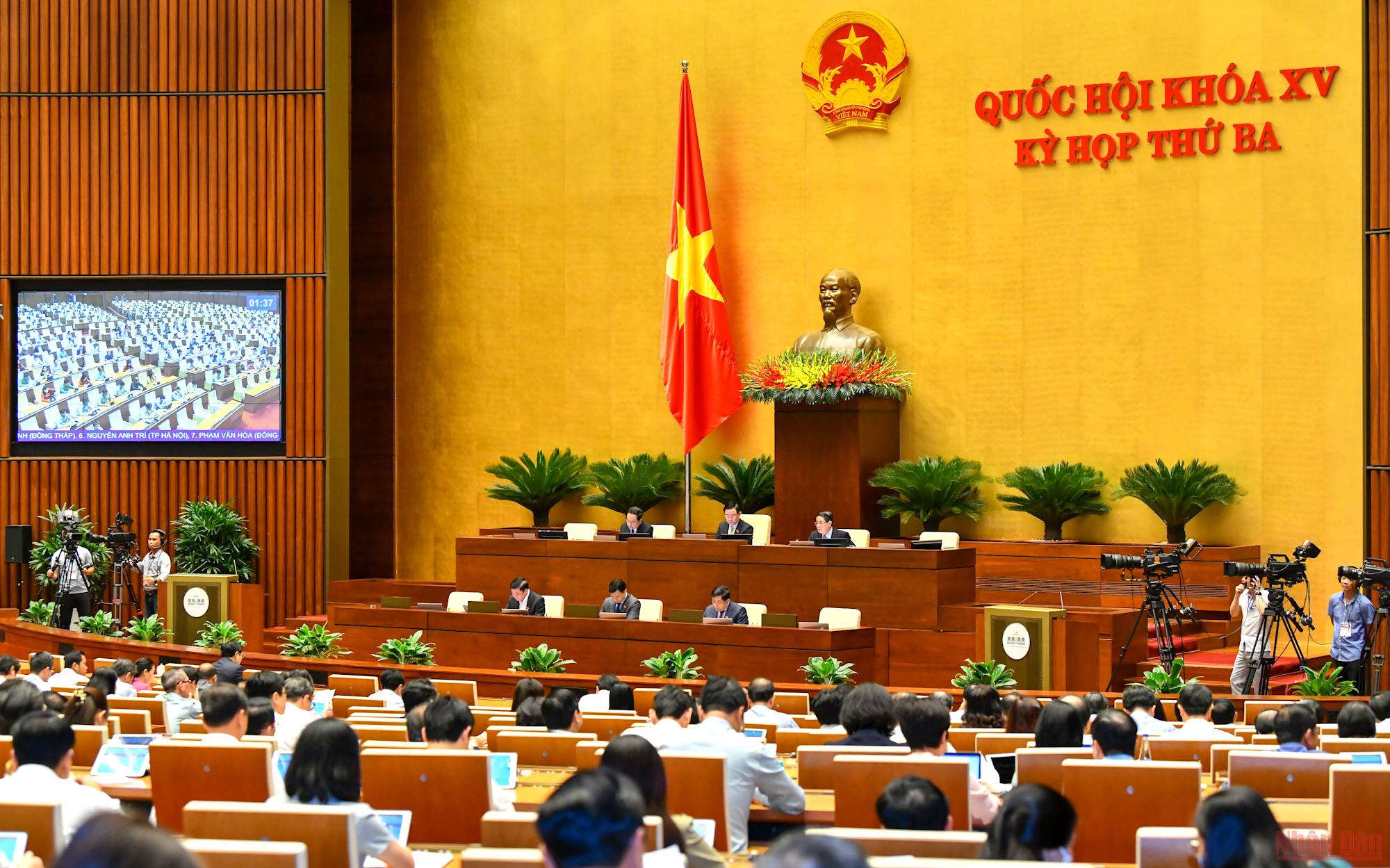Kỳ họp thứ ba, Quốc hội khóa XV: Thảo luận về chủ trương đầu tư các công trình đường giao thông