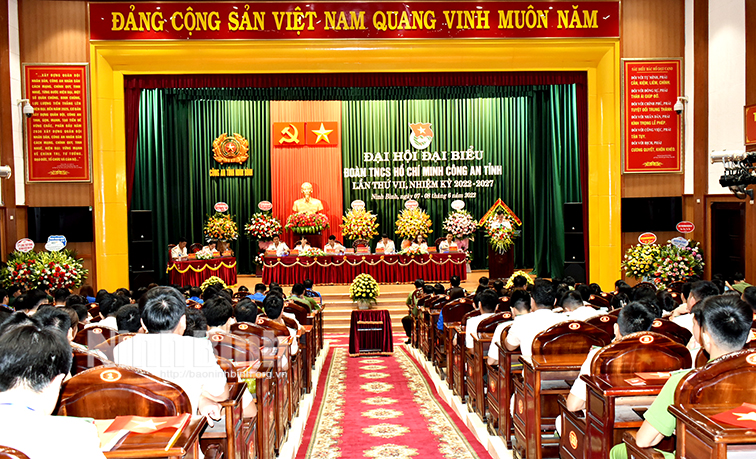 Đại hội đại biểu Đoàn Thanh niên Công an tỉnh lần thứ VII, nhiệm kỳ 2022 - 2027