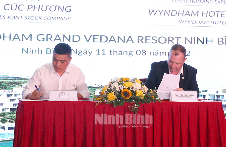 Lễ ký kết, hợp tác toàn diện dự án Vedana Resort Ninh Bình