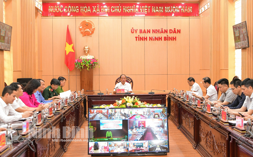 Hội nghị trực tuyến toàn quốc sơ kết công tác bảo đảm trật tự an toàn giao thông 9 tháng
