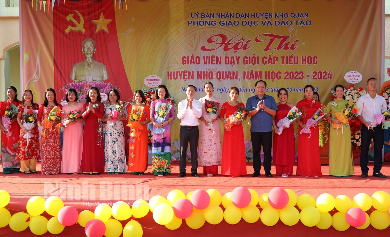 Khai mạc Hội thi giáo viên dạy giỏi cấp Tiểu học huyện Nho Quan năm học 2023-2024