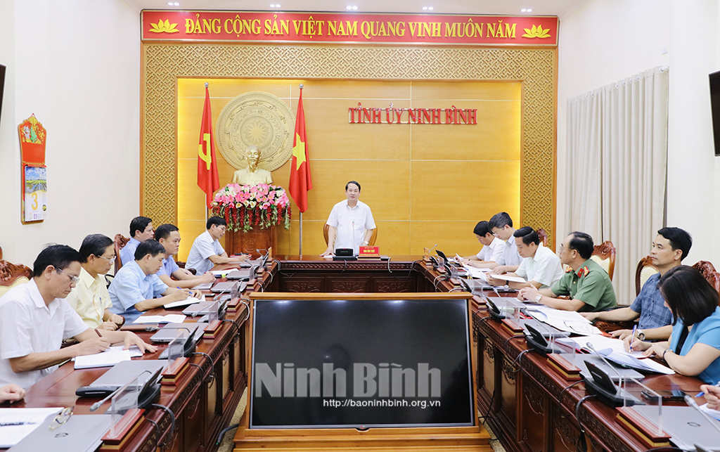 Hội nghị giao ban công tác Dân vận quý III