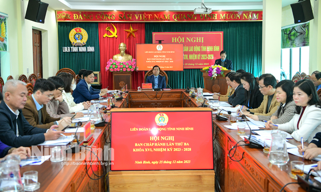 LĐLĐ tỉnh tổng kết hoạt động công đoàn năm 2023