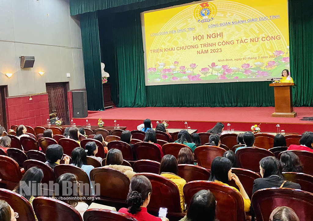 Triển khai chương trình công tác nữ công năm 2023
