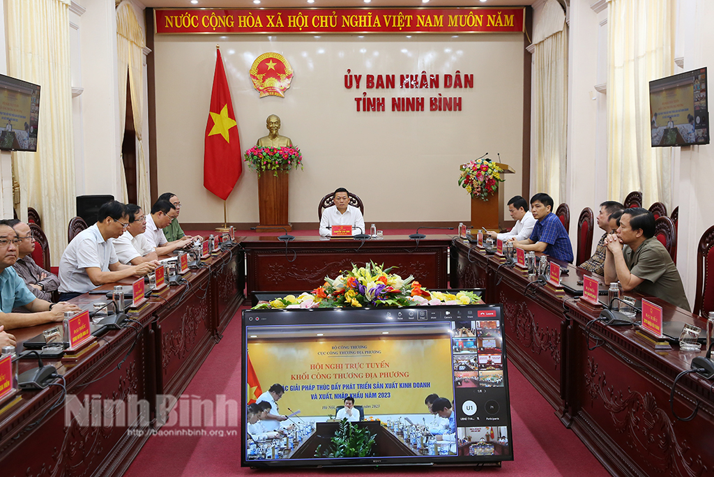 Bộ Công thương tổ chức hội nghị trực tuyến khối công thương địa phương