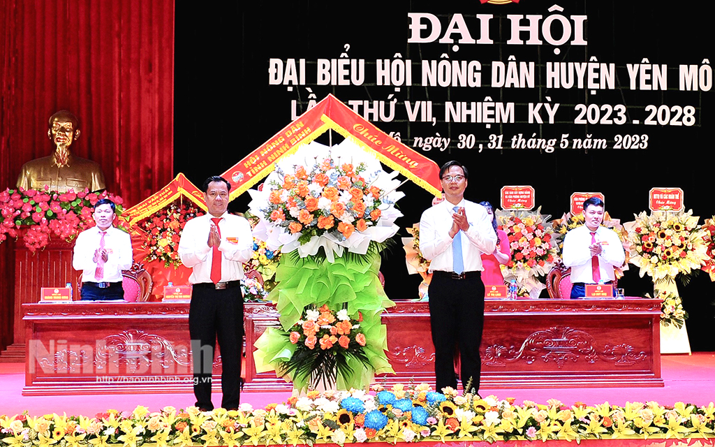 Đại hội đại biểu Hội Nông dân huyện Yên Mô nhiệm kỳ 2023 - 2028