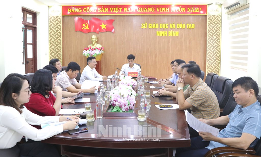 Hội nghị trực tuyến về công tác tổ chức Kỳ thi tốt nghiệp THPT 2023