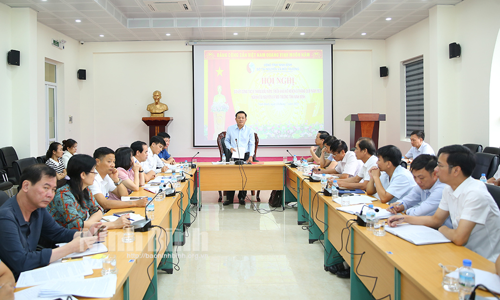 Sở Tài nguyên và Môi trường triển khai kế hoạch 6 tháng cuối năm