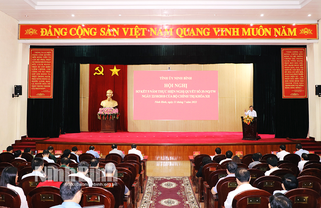 Sơ kết 5 năm thực hiện Nghị quyết 35-NQ/TW của Bộ Chính trị khóa XII