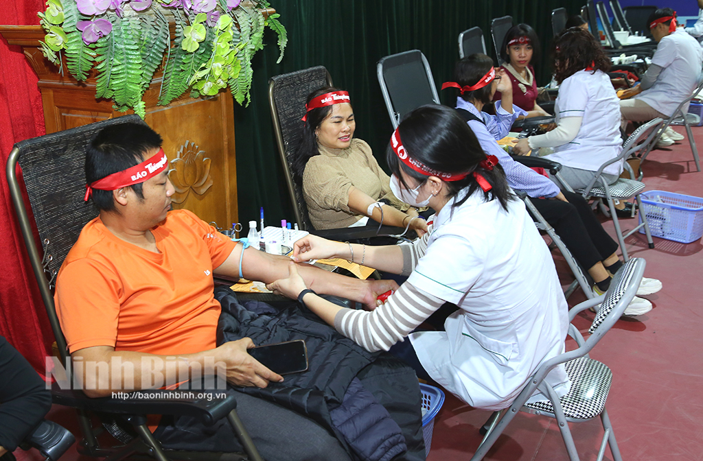 Huyện Yên Mô tổ chức Ngày hội hiến máu 