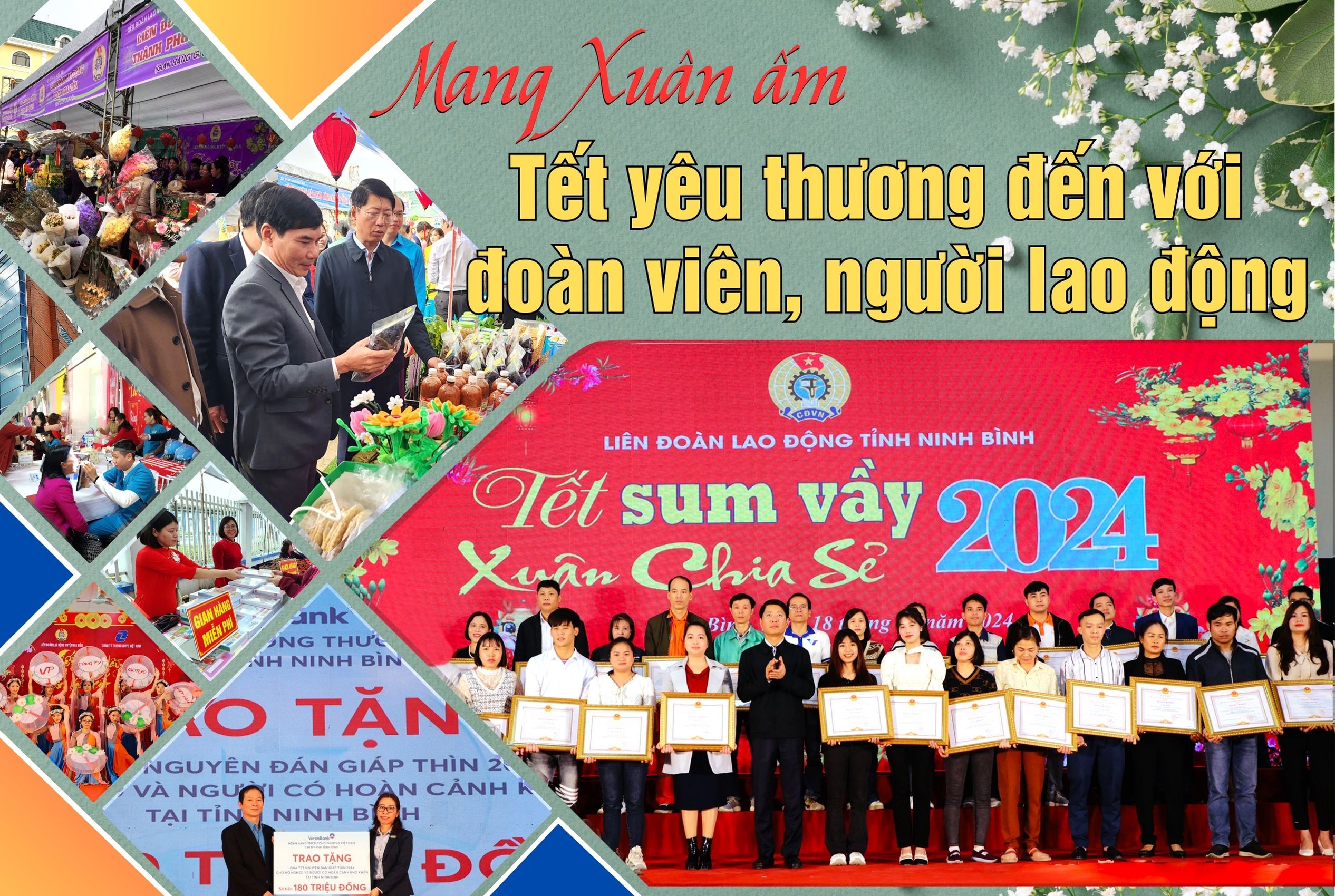 [Emagazine] Mang Xuân ấm, Tết yêu thương đến với đoàn viên, người lao động