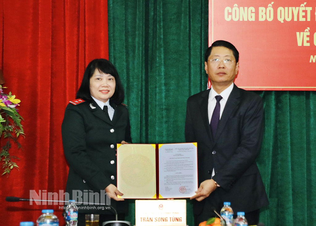 Công bố Quyết định bổ nhiệm Phó Chánh Thanh tra tỉnh