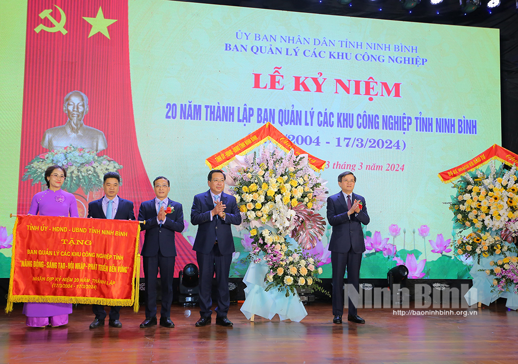 [Video] Kỷ niệm 20 năm thành lập Ban Quản lý các khu công nghiệp tỉnh Ninh Bình