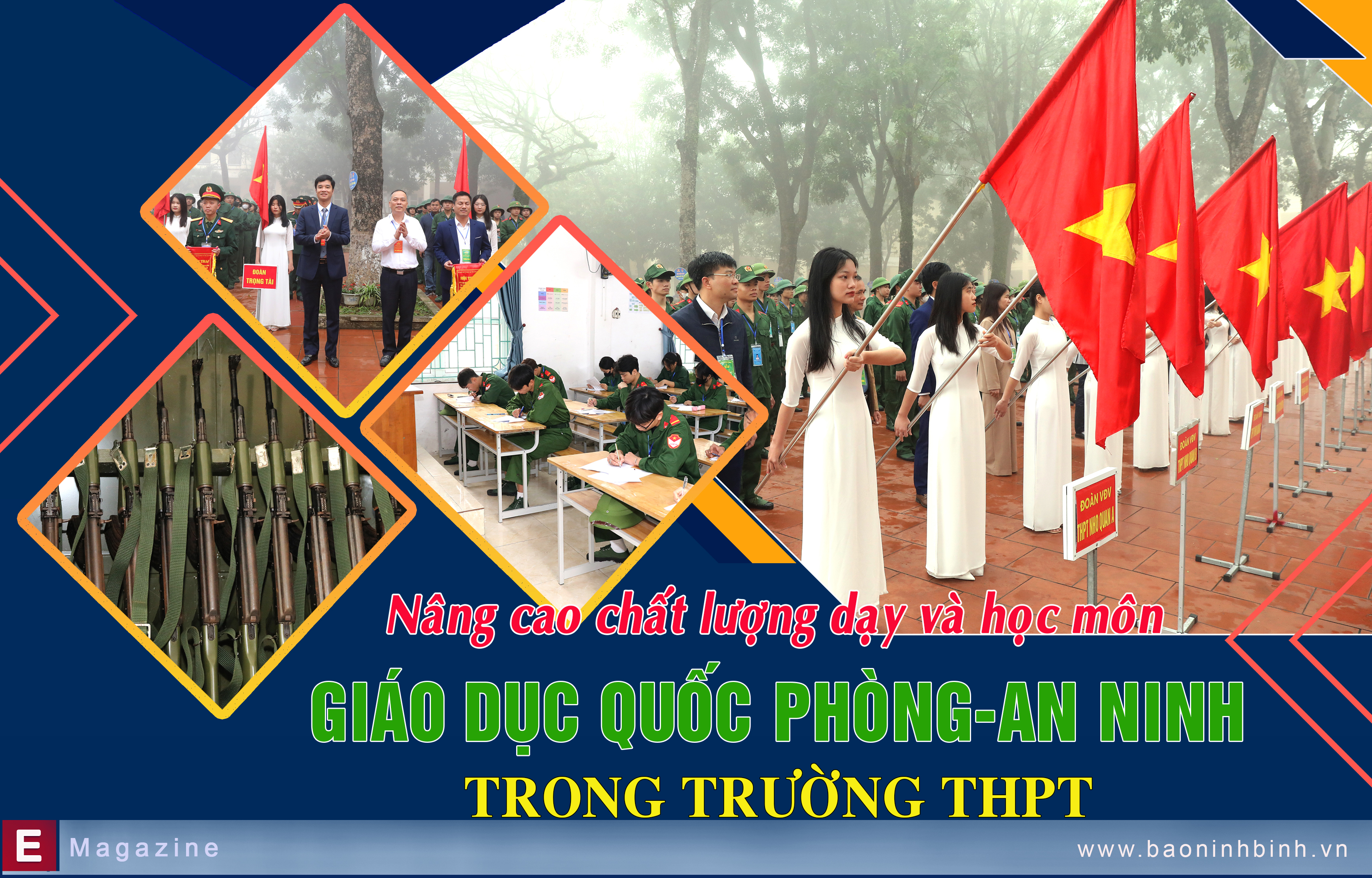 [Emagazine] Nâng cao chất lượng dạy và học môn Giáo dục quốc phòng-an ninh trong trường THPT