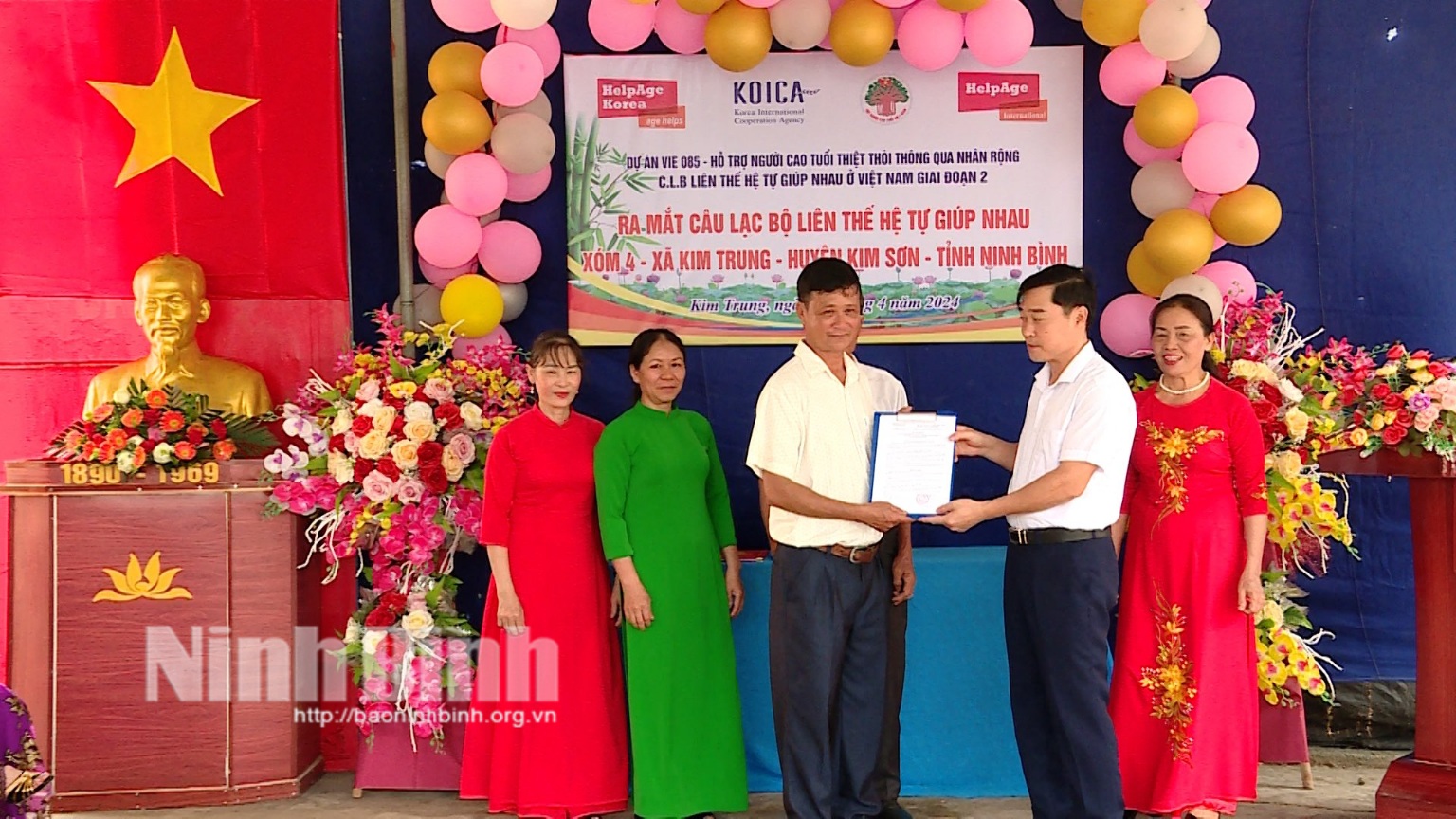 Ra mắt CLB Liên thế hệ tự giúp nhau ở huyện Kim Sơn