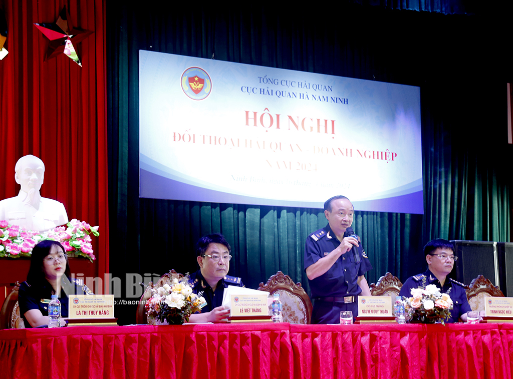 Cục Hải quan Hà Nam Ninh đối thoại với doanh nghiệp năm 2024