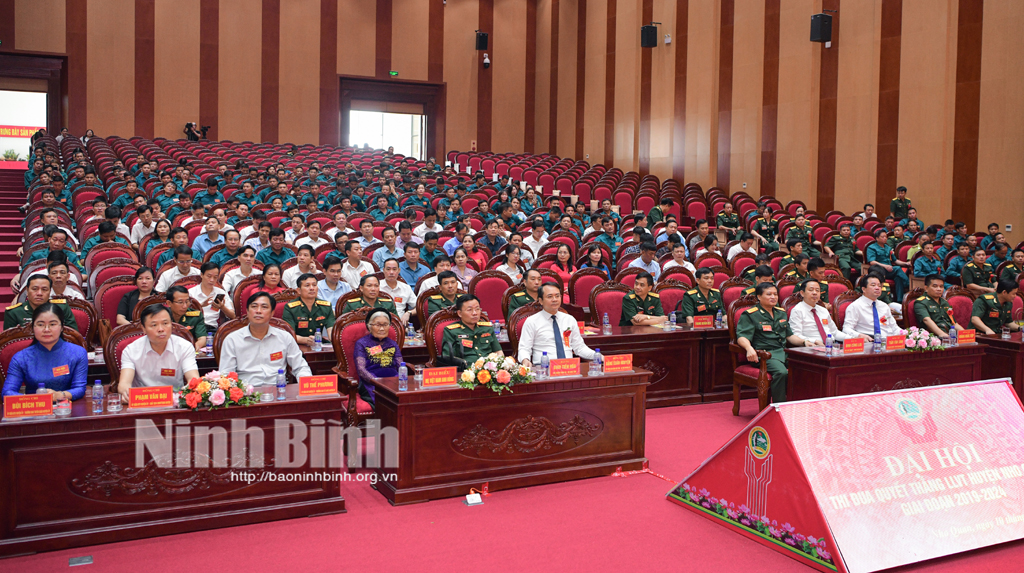 Đại hội Thi đua Quyết thắng lực lượng vũ trang huyện Nho Quan giai đoạn 2019 -