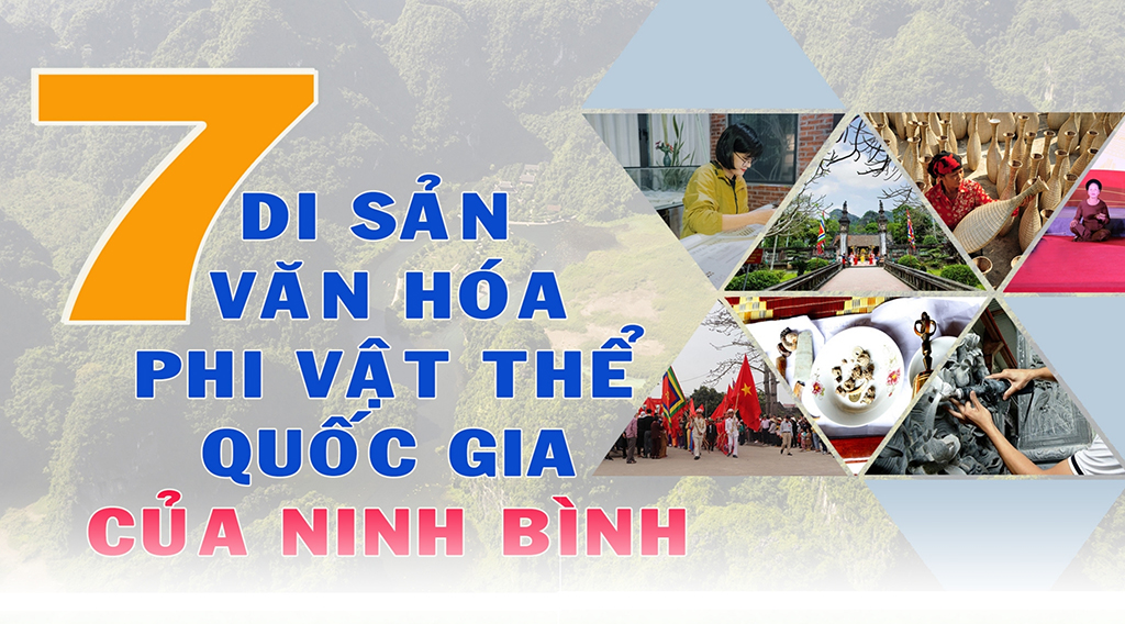 [Infographic] 7 Di sản văn hóa phi vật thể Quốc gia của Ninh Bình