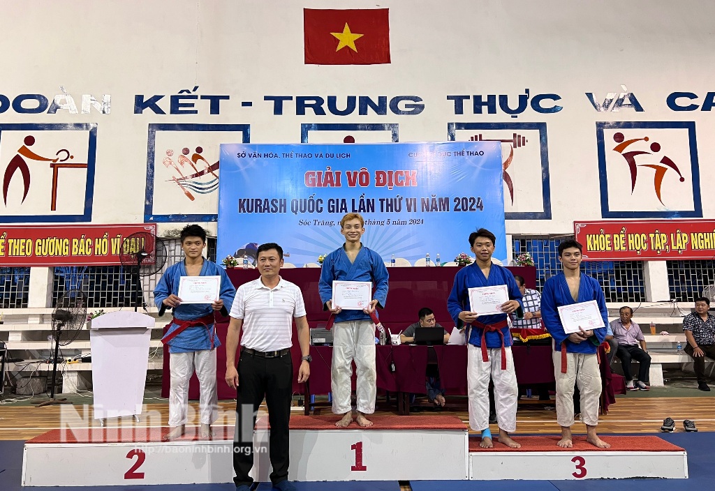 Ninh Bình giành 2 huy chương tại Giải Kurash vô địch quốc gia