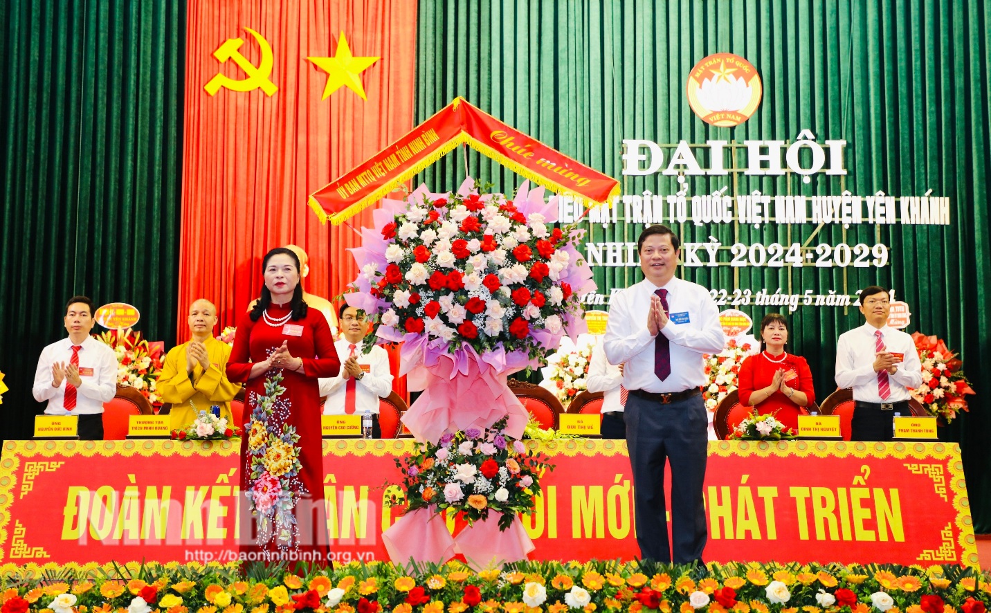 Đại hội đại biểu MTTQ huyện Yên Khánh nhiệm kỳ 2024 - 2029