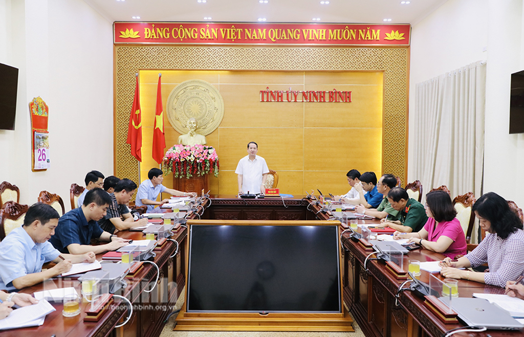 Giao ban công tác Dân vận quý II