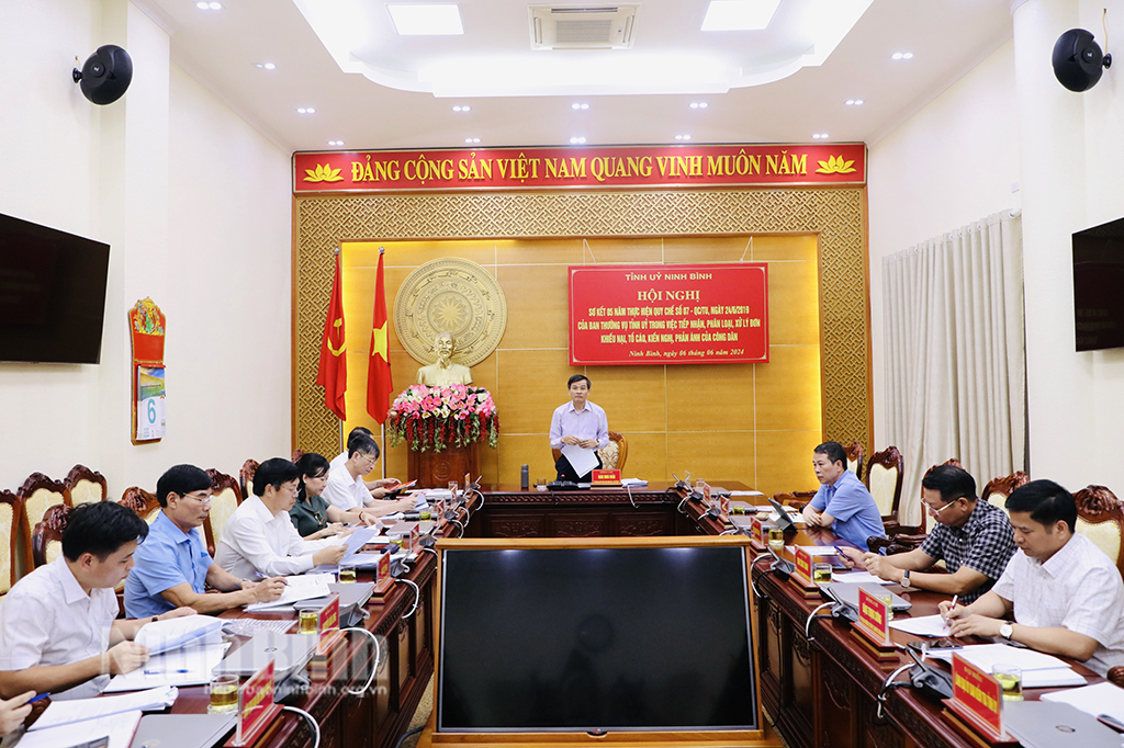 Sơ kết 5 năm thực hiện Quy chế số 07-QC/TU của Ban Thường vụ Tỉnh ủy