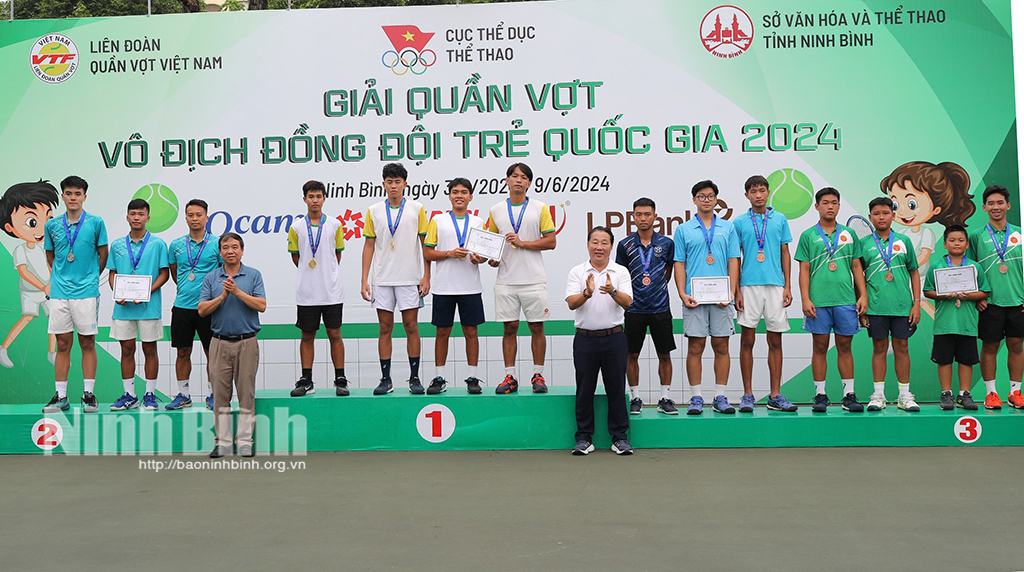 Giải Quần vợt vô địch đồng đội trẻ quốc gia: Thành phố Hồ Chí Minh giành giải nhất nội dung U18