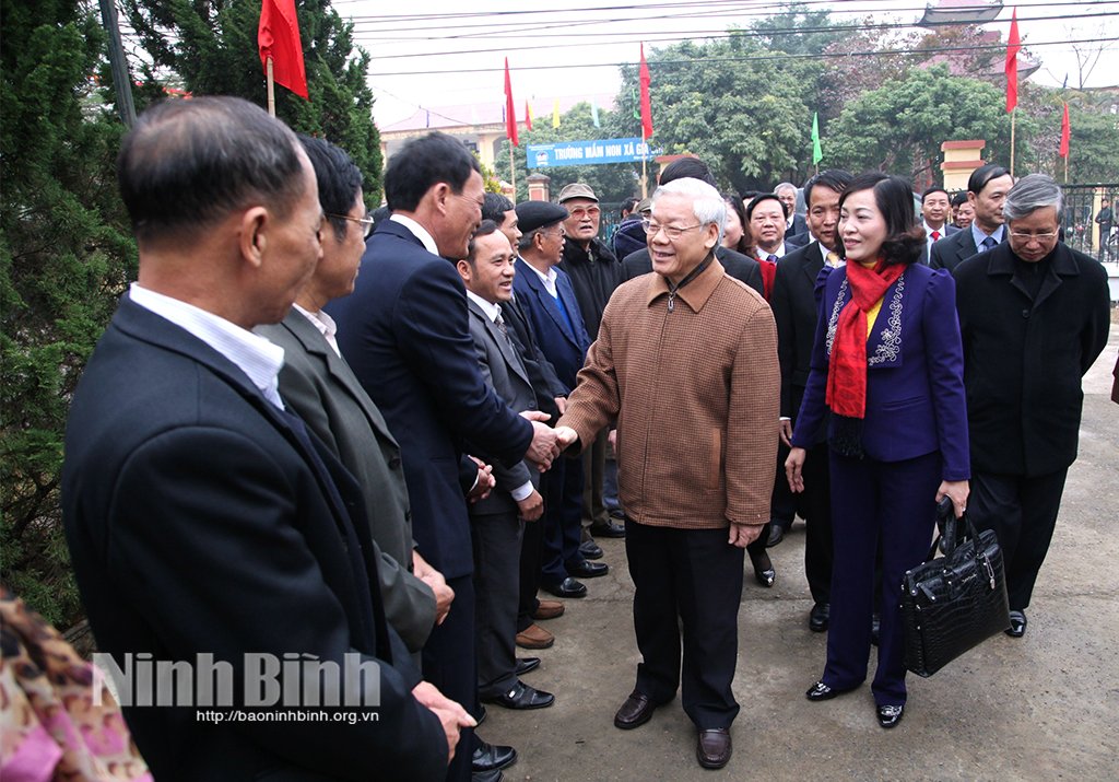 Tổng Bí thư Nguyễn Phú Trọng với Đảng bộ, Chính quyền và Nhân dân tỉnh Ninh Bình