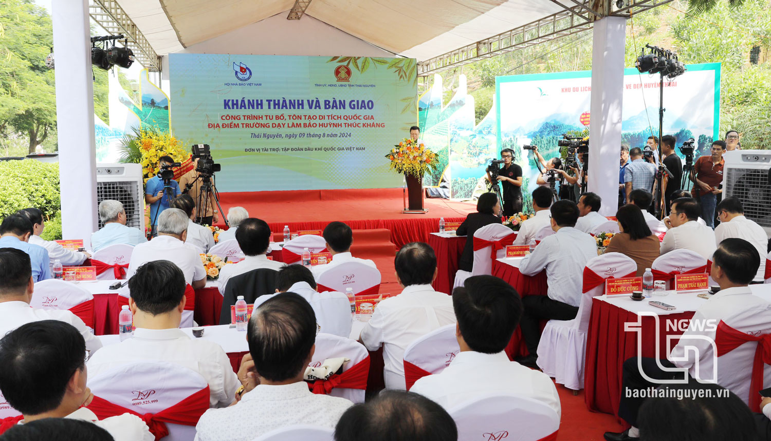 Khánh thành Công trình tu bổ, tôn tạo Di tích Trường dạy làm báo Hùynh Thúc Kháng