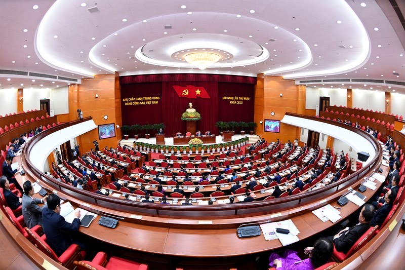 [Ảnh] Khai mạc Hội nghị lần thứ 10 Ban Chấp hành Trung ương Đảng Cộng sản Việt Nam khóa XIII