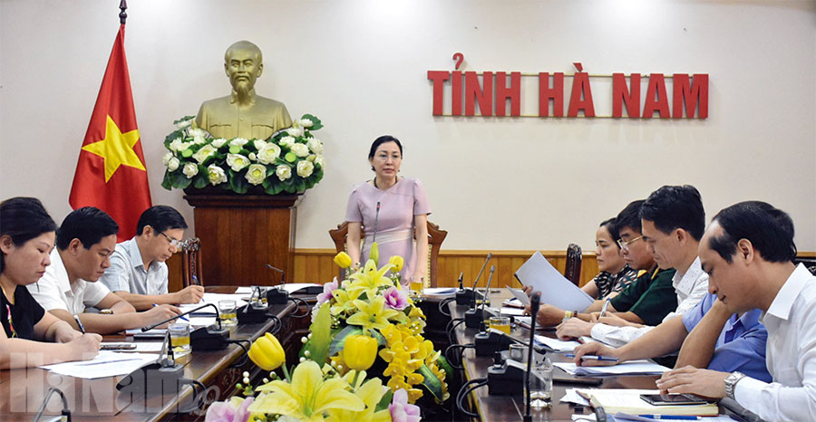 Họp Ban Tổ chức Đại hội Thi đua yêu nước tỉnh lần thứ XI năm 2020