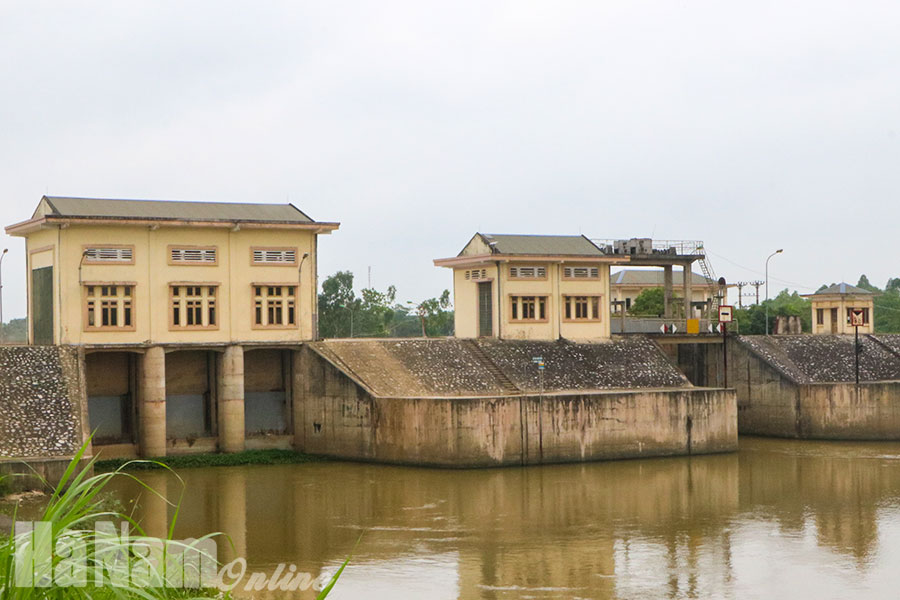 Khẩn trương xử lý các hạng mục công trình đầu mối cống và âu thuyền Tắc Giang