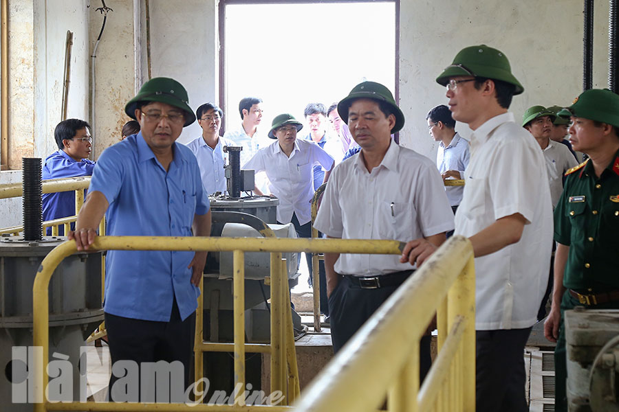 Kiểm tra công tác phòng, chống thiên tai