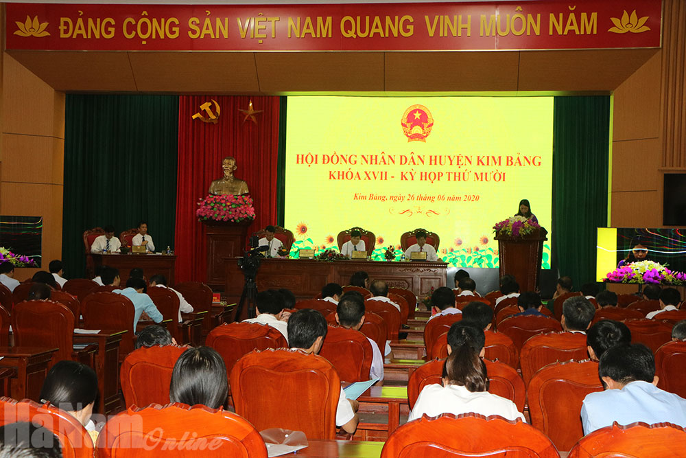 Kỳ họp thứ 10 HĐND huyện Kim Bảng khóa XVII