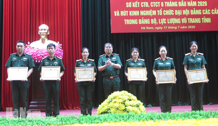 Bộ CHQS tỉnh triển khai nhiệm vụ công tác Đảng, công tác chính trị 6 tháng cuối năm