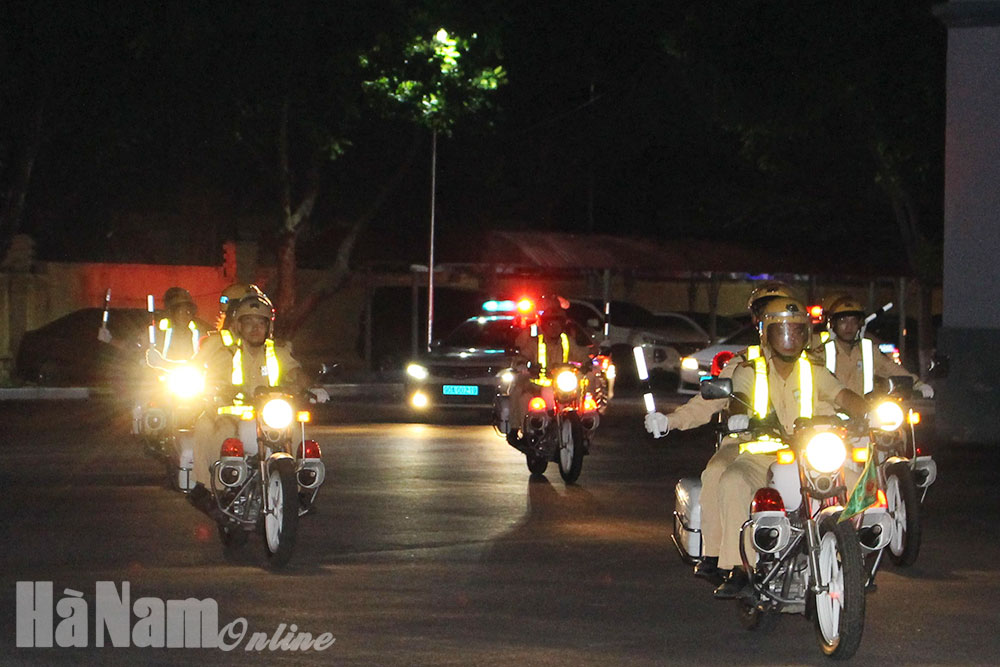 Công an tỉnh ra quân tấn công, trấn áp tội phạm