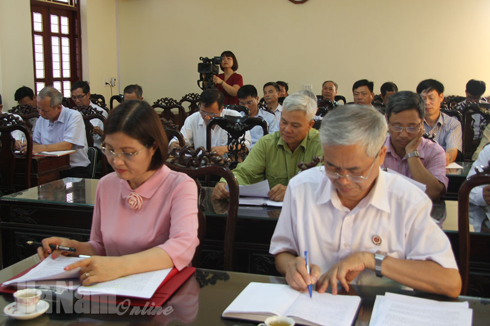 Duy Tiên sơ kết giữa nhiệm kỳ thực hiện Nghị quyết Đại hội đại biểu CCB nhiệm kỳ 2017- 2022