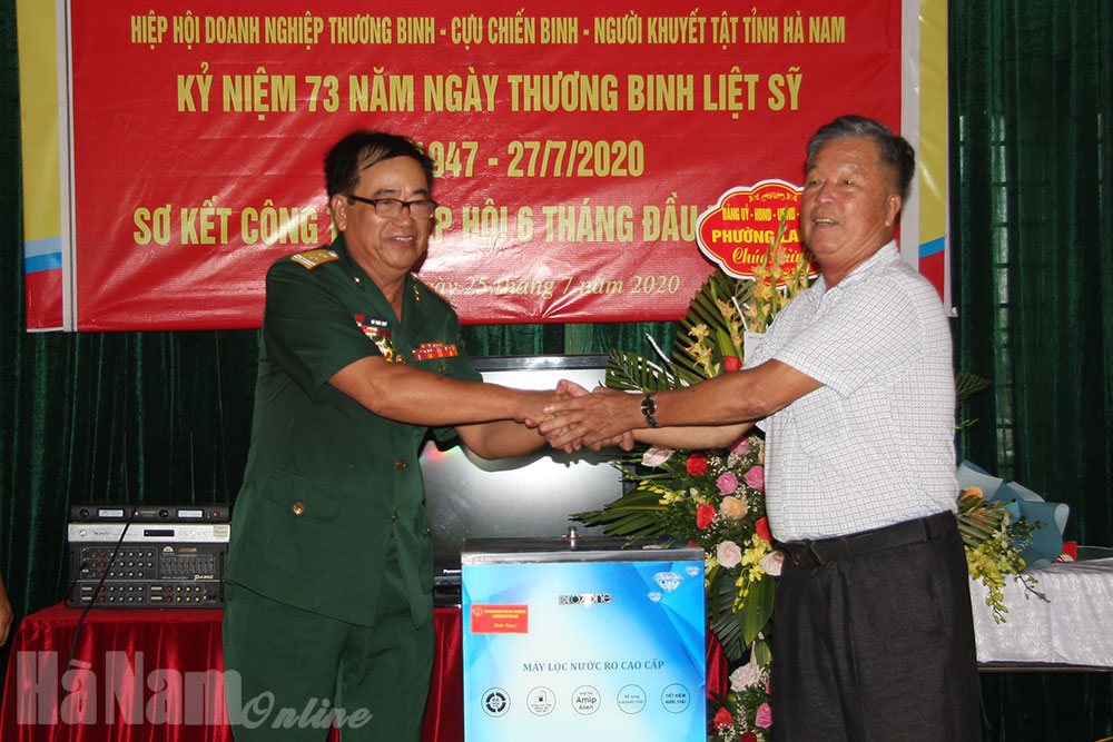 Hiệp Hội doanh nghiệp Thương binh, CCB, NKT tỉnh kỷ niệm ngày thương binh liệt sỹ