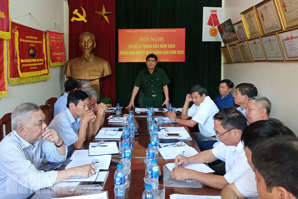 Hội CCB tỉnh triển khai nhiệm vụ 6 tháng cuối năm